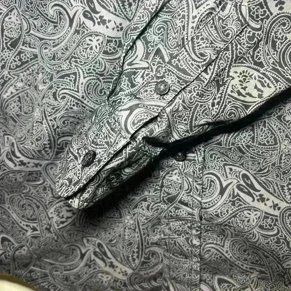 Cinch Western Dress Shirt Boys Medium (10) Button Down A0049 - Picture 4 of 4